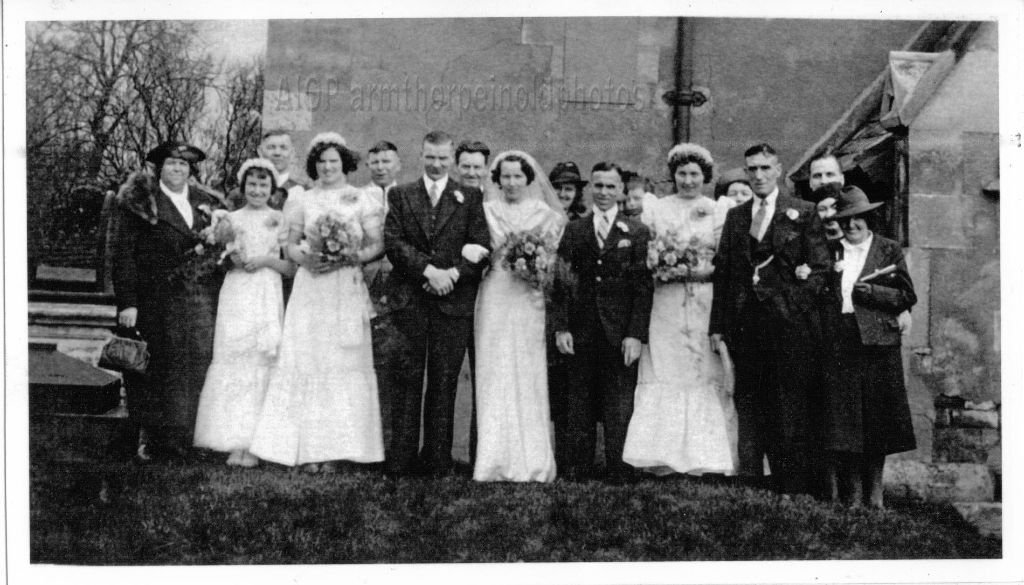 A photo sent in by Keith Donald of his Aunt`s Wedding, Possibly 1930`s